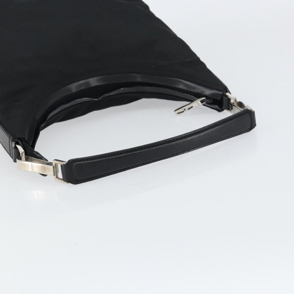 Authentic GUCCI Shoulder Bag Nylon Black Silver 000 0602 3754 - Picture 14 of 16